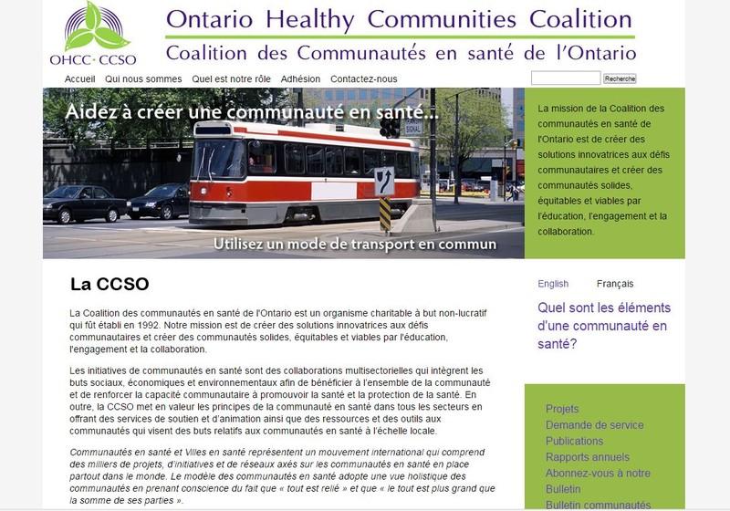 Coalition des Communautés en santé de l'Ontario Image 1