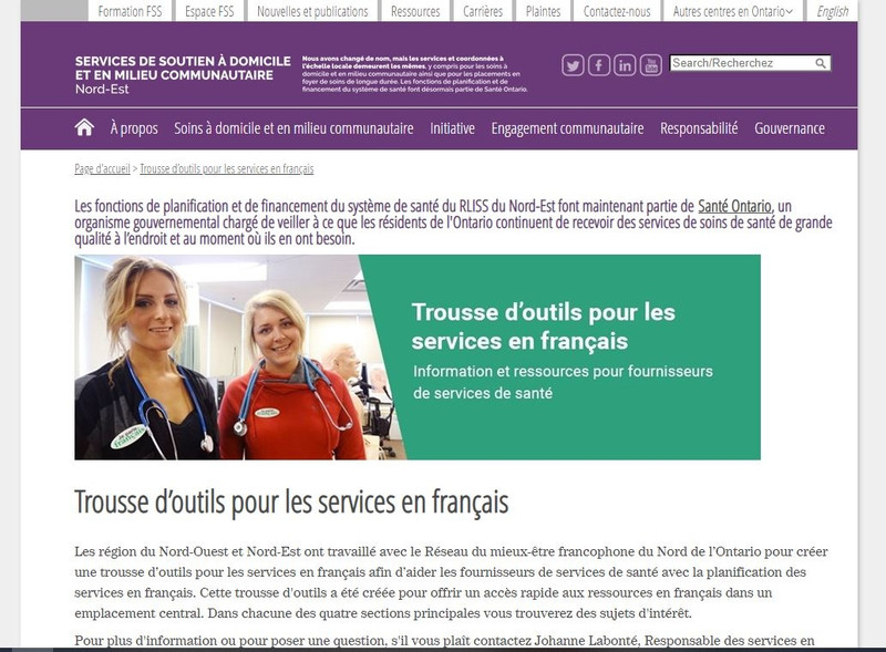 Trousse d’outils pour les services en français Image 1